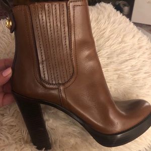 Tory Burch Brown Leather Boot